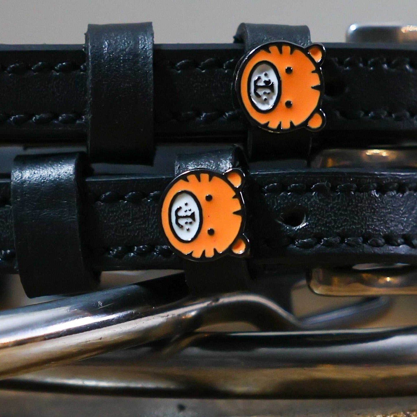 ManeJane Spur Straps Spur Straps- Tiger equestrian team apparel online tack store mobile tack store custom farm apparel custom show stable clothing equestrian lifestyle horse show clothing riding clothes ManeJane Frogger Spur Straps horses equestrian tack store
