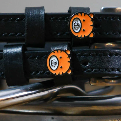 ManeJane Spur Straps Spur Straps- Tiger equestrian team apparel online tack store mobile tack store custom farm apparel custom show stable clothing equestrian lifestyle horse show clothing riding clothes ManeJane Frogger Spur Straps horses equestrian tack store