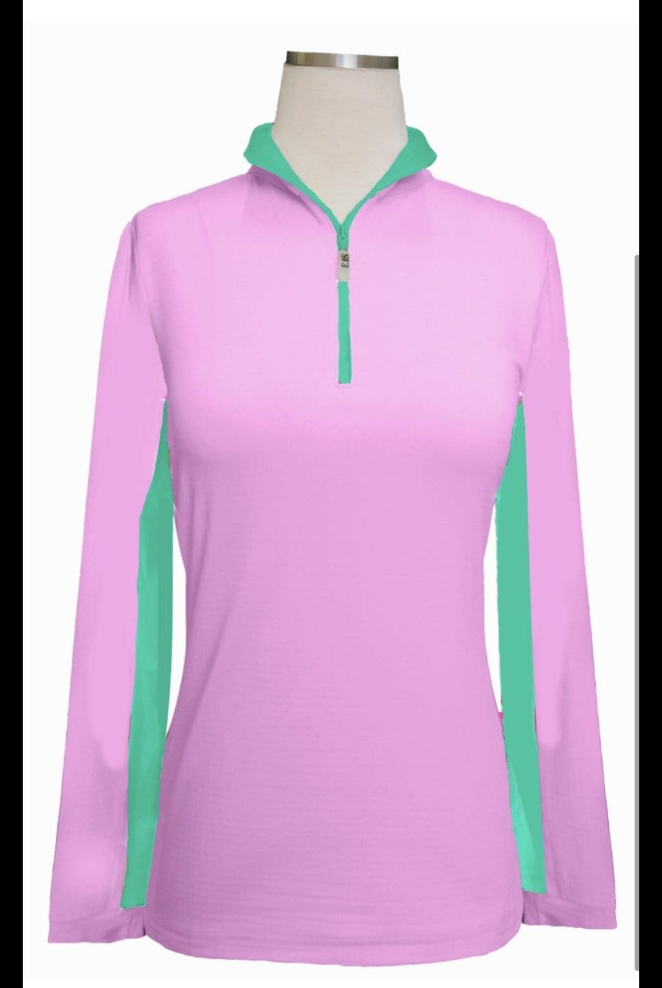 EIS Custom Team Shirts Pink/Jade EIS- Sunshirts XS equestrian team apparel online tack store mobile tack store custom farm apparel custom show stable clothing equestrian lifestyle horse show clothing riding clothes horses equestrian tack store