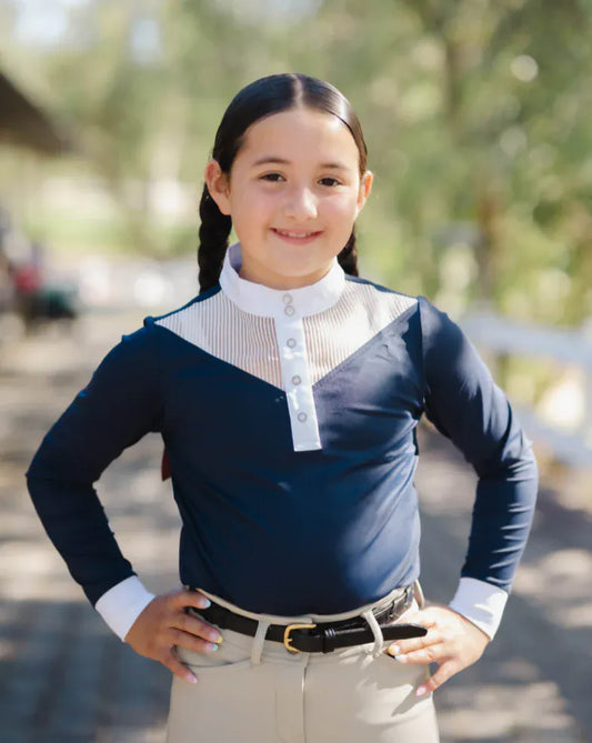Barn Babe Equestrian Kid's Show Shirt Barn Babe Equestrian- Youth Show Shirts equestrian team apparel online tack store mobile tack store custom farm apparel custom show stable clothing equestrian lifestyle horse show clothing riding clothes Barn Babe Equestrian- Youth Show Shirts horses equestrian tack store