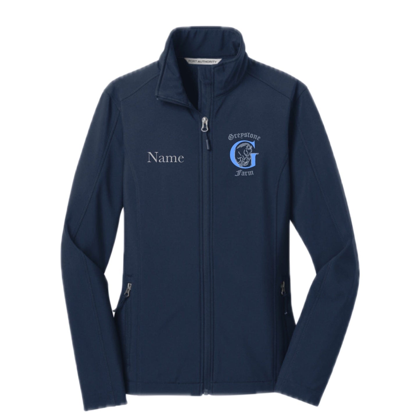 Equestrian Team Apparel Greystone Farm Soft Shell Jacket equestrian team apparel online tack store mobile tack store custom farm apparel custom show stable clothing equestrian lifestyle horse show clothing riding clothes horses equestrian tack store