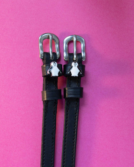 ManeJane Black Spur Straps Spur Straps- Penguin equestrian team apparel online tack store mobile tack store custom farm apparel custom show stable clothing equestrian lifestyle horse show clothing riding clothes Spur Straps- Penguin horses equestrian tack store
