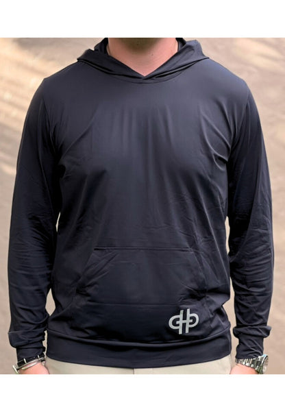 The Bit Equestrian Brand- Long Sleeve Hooded Tech Top (Men's)