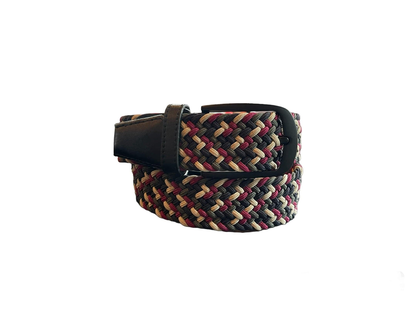 Rather Lucky Belts Burgundy/Navy/Hunter//Cream Rather Lucky- Braided Belt (XS Youth) equestrian team apparel online tack store mobile tack store custom farm apparel custom show stable clothing equestrian lifestyle horse show clothing riding clothes horses equestrian tack store