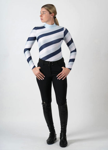 EquestrianClub Training Shirt XS / Blue EquestrianClub- Sanah Turtleneck equestrian team apparel online tack store mobile tack store custom farm apparel custom show stable clothing equestrian lifestyle horse show clothing riding clothes EquestrianClub- Sanah Turtleneck horses equestrian tack store