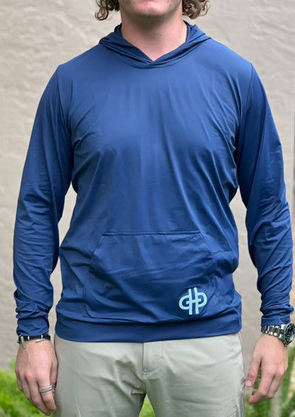 The Bit Equestrian Brand- Long Sleeve Hooded Tech Top (Men's)