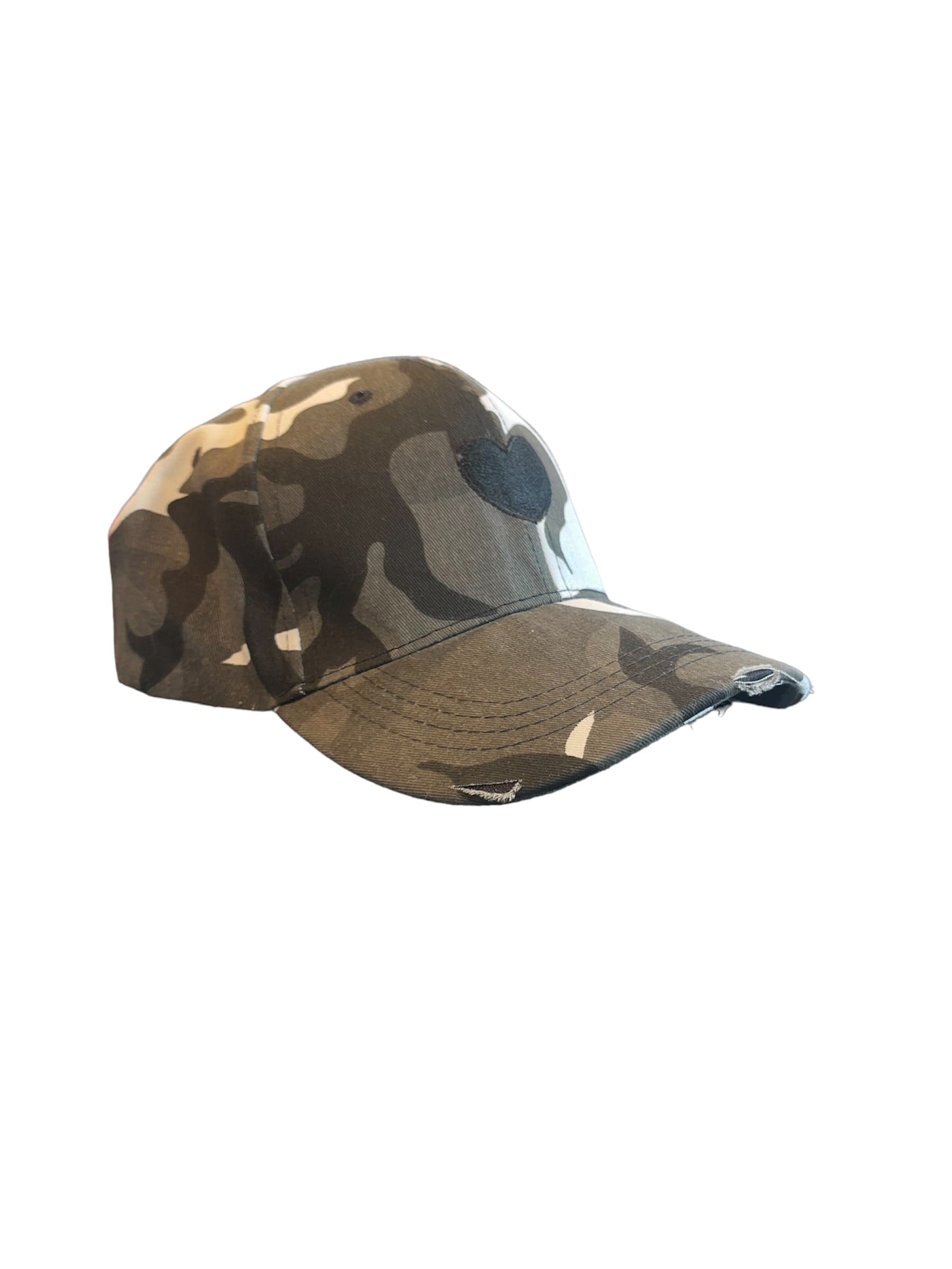 Equestrian Team Apparel Hats Grey Camo/Blk Heart Haute Shore- Baseball Cap equestrian team apparel online tack store mobile tack store custom farm apparel custom show stable clothing equestrian lifestyle horse show clothing riding clothes horses equestrian tack store