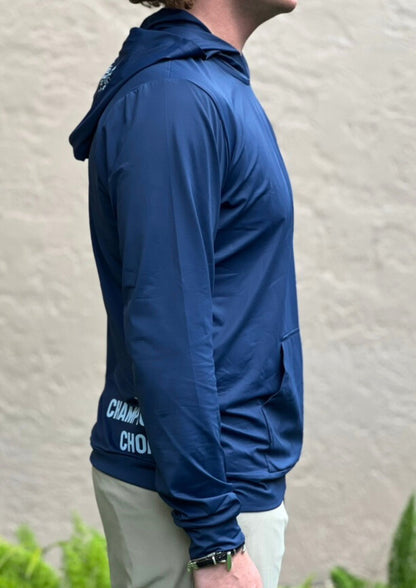 The Bit Equestrian Brand- Long Sleeve Hooded Tech Top (Men's)