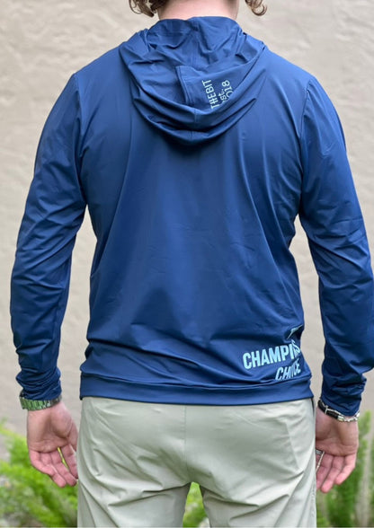 The Bit Equestrian Brand- Long Sleeve Hooded Tech Top (Men's)