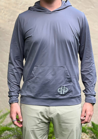 The Bit Equestrian Brand- Long Sleeve Hooded Tech Top (Men's)