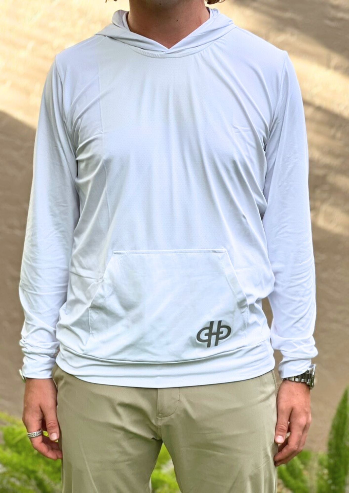 The Bit Equestrian Brand- Long Sleeve Hooded Tech Top (Men's)