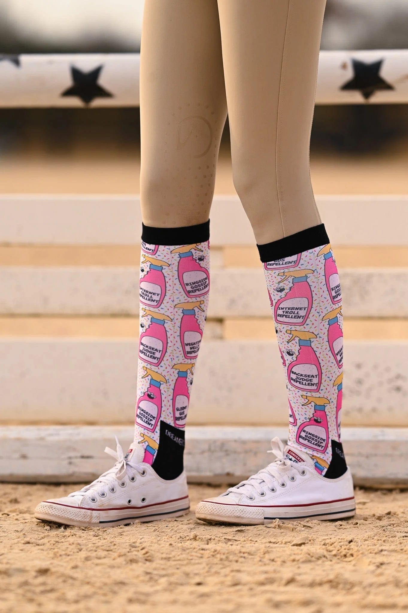 Dreamers & Schemers Socks Dreamers & Schemers- Bug Off equestrian team apparel online tack store mobile tack store custom farm apparel custom show stable clothing equestrian lifestyle horse show clothing riding clothes horses equestrian tack store