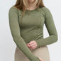 TKEQ Women's Casual Shirt XS/S TKEQ- Kennedy Seamless Long Sleeve Shirt (Wall Street Green Camo) equestrian team apparel online tack store mobile tack store custom farm apparel custom show stable clothing equestrian lifestyle horse show clothing riding clothes TKEQ- Kennedy Seamless Long Sleeve Shirt (Wall Street Green Camo) horses equestrian tack store