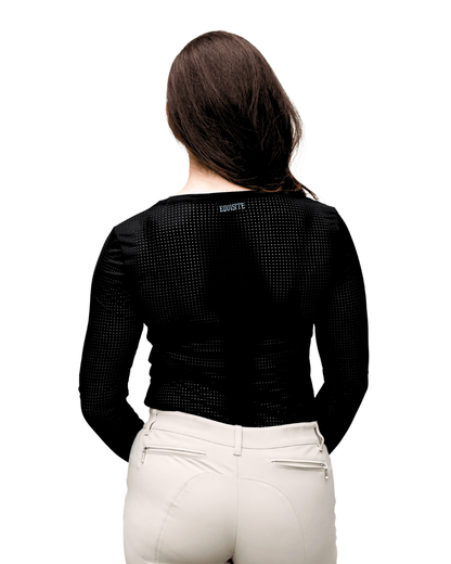 Equisite Elements of Style clothing Equisite Elements- Cadence Perforated Long Sleeve Tee Shirt equestrian team apparel online tack store mobile tack store custom farm apparel custom show stable clothing equestrian lifestyle horse show clothing riding clothes Equisite Elements- Cadence Perforated Long Sleeve Tee Shirt horses equestrian tack store