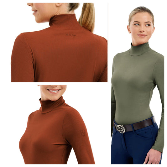 RJ Classics Sunshirt RJ Classics- Joelle Schooling Mock Neck equestrian team apparel online tack store mobile tack store custom farm apparel custom show stable clothing equestrian lifestyle horse show clothing riding clothes RJ Classics- Joelle Schooling Mock Neck horses equestrian tack store