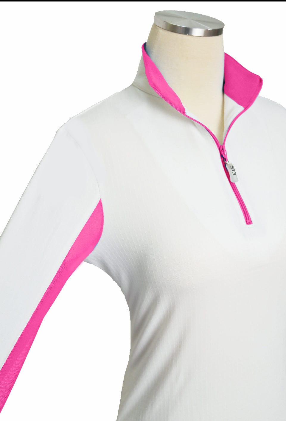 EIS Custom Team Shirts White/Hot Pink EIS- Sunshirts XXL equestrian team apparel online tack store mobile tack store custom farm apparel custom show stable clothing equestrian lifestyle horse show clothing riding clothes horses equestrian tack store
