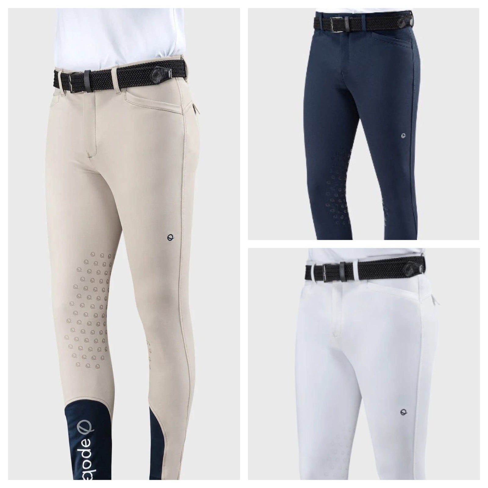 Dynamique Knee Grip Breeches White Outlet