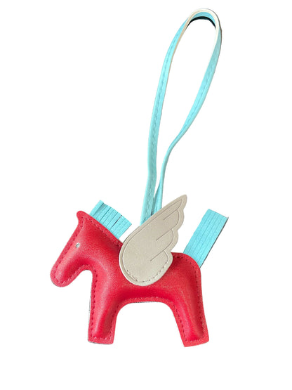 Barn Babe Equestrian charm Red/Grey Pegasus Bag Charm equestrian team apparel online tack store mobile tack store custom farm apparel custom show stable clothing equestrian lifestyle horse show clothing riding clothes Pegasus Bag Charm horses equestrian tack store