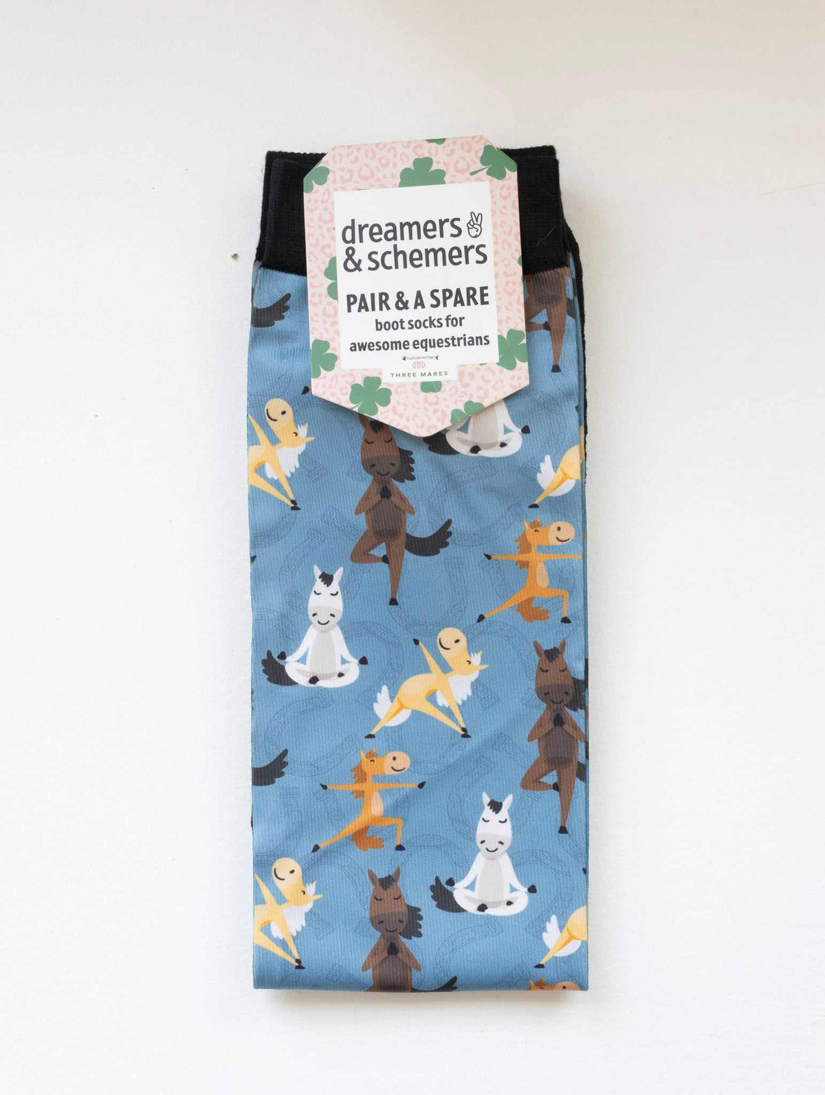 dreamers & schemers Boot Socks Dreamers & Schemers- Pony Pilates equestrian team apparel online tack store mobile tack store custom farm apparel custom show stable clothing equestrian lifestyle horse show clothing riding clothes Dreamers & Schemers- Pony Pilates horses equestrian tack store
