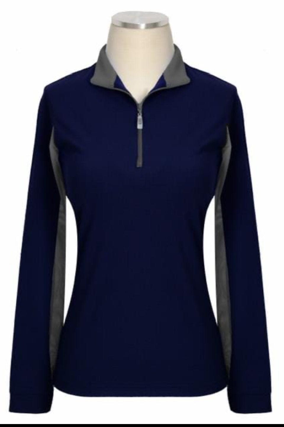 EIS Custom Team Shirts Navy/Grey EIS- Sunshirts S equestrian team apparel online tack store mobile tack store custom farm apparel custom show stable clothing equestrian lifestyle horse show clothing riding clothes horses equestrian tack store