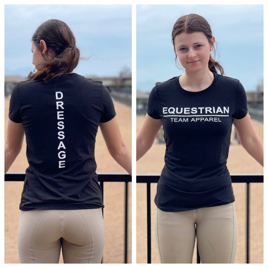 Equestrian Team Apparel Custom Shirts Equestrian Team Apparel- Graphic Tee (Dressage) equestrian team apparel online tack store mobile tack store custom farm apparel custom show stable clothing equestrian lifestyle horse show clothing riding clothes Equestrian Team Apparel- Graphic Tee (Dressage) horses equestrian tack store