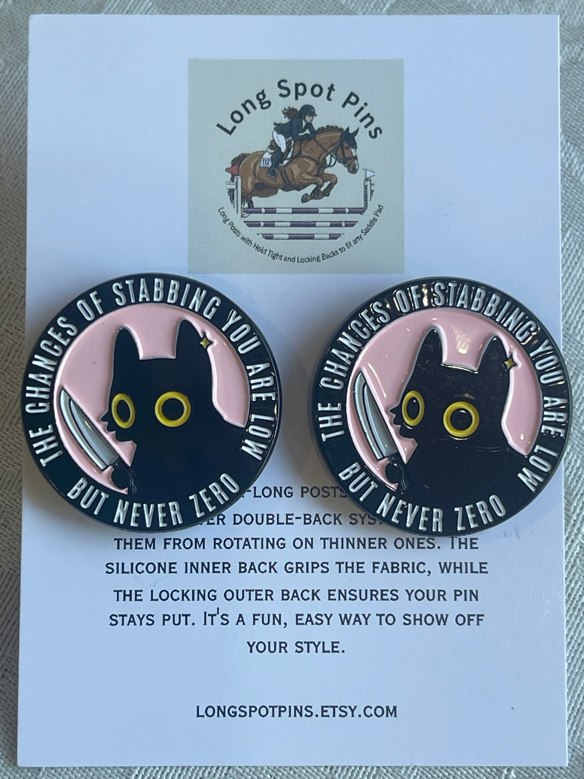 Long Spot Pins Chances Of Stabbing You Are Low Long Spot Pins- Number Pins equestrian team apparel online tack store mobile tack store custom farm apparel custom show stable clothing equestrian lifestyle horse show clothing riding clothes Long Spot Pins- Number Pins horses equestrian tack store