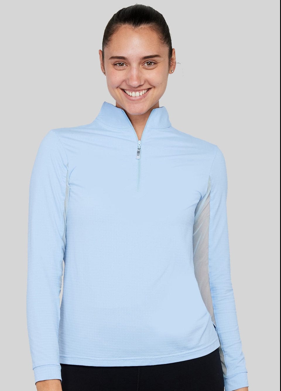 EIS Custom Team Shirts Powder Blue EIS- Sunshirts XL equestrian team apparel online tack store mobile tack store custom farm apparel custom show stable clothing equestrian lifestyle horse show clothing riding clothes horses equestrian tack store