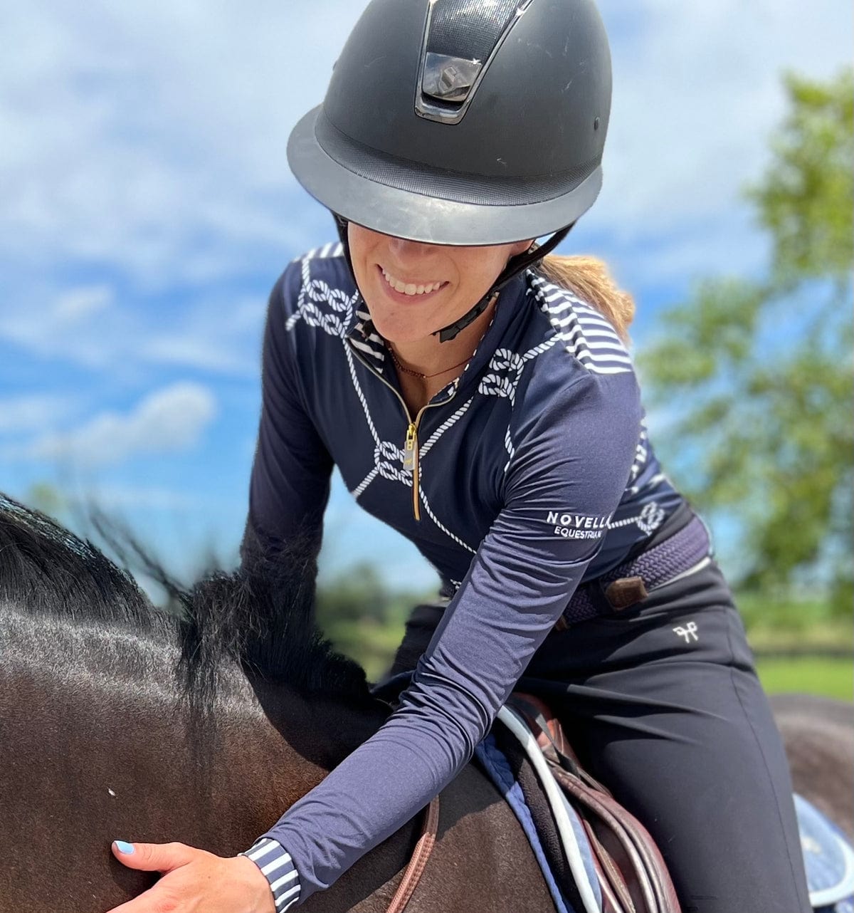 Novella Equestrian Apparel & Accessories Novella Equestrian- The Gio. equestrian team apparel online tack store mobile tack store custom farm apparel custom show stable clothing equestrian lifestyle horse show clothing riding clothes horses equestrian tack store