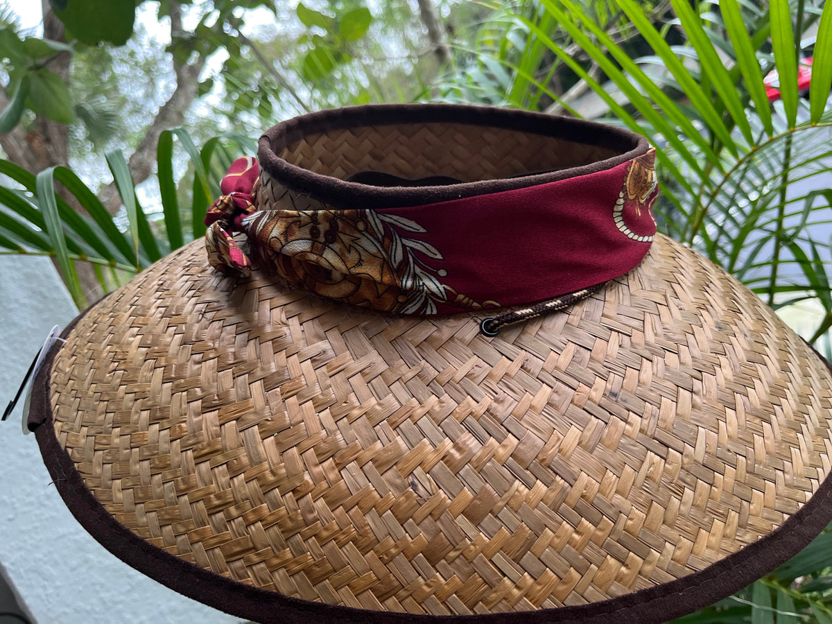 Island Girl Hats Natural Island Girl Hats- Visor "Breeze /wScarf" equestrian team apparel online tack store mobile tack store custom farm apparel custom show stable clothing equestrian lifestyle horse show clothing riding clothes horses equestrian tack store