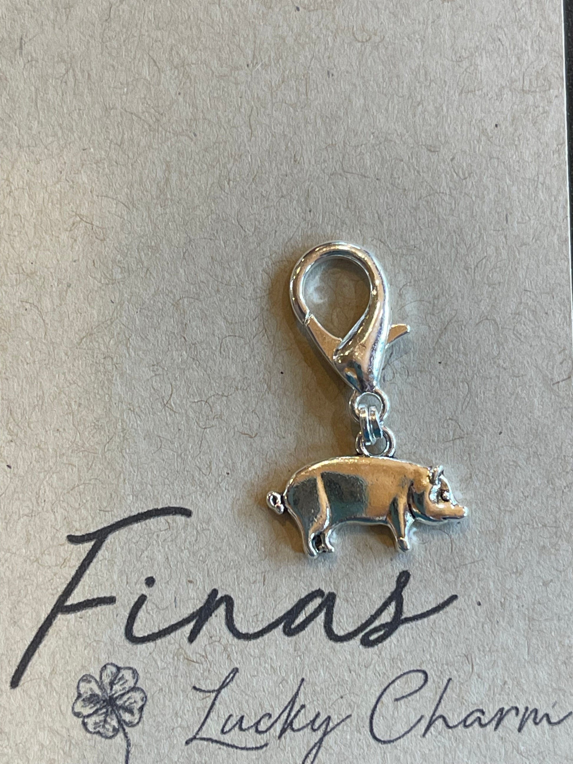 Fina's Lucky Charm charm Fina's Lucky Charm equestrian team apparel online tack store mobile tack store custom farm apparel custom show stable clothing equestrian lifestyle horse show clothing riding clothes horses equestrian tack store