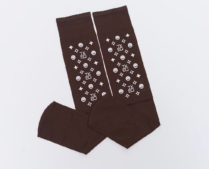 TKEQ Socks Monogram (Espresso) TKEQ- All Boot Socks equestrian team apparel online tack store mobile tack store custom farm apparel custom show stable clothing equestrian lifestyle horse show clothing riding clothes TKEQ- All Boot Socks horses equestrian tack store