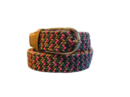 Rather Lucky Belts Hot Pink/Hunter/Brown/Saddle Rather Lucky- Braided Belt (Small) equestrian team apparel online tack store mobile tack store custom farm apparel custom show stable clothing equestrian lifestyle horse show clothing riding clothes horses equestrian tack store