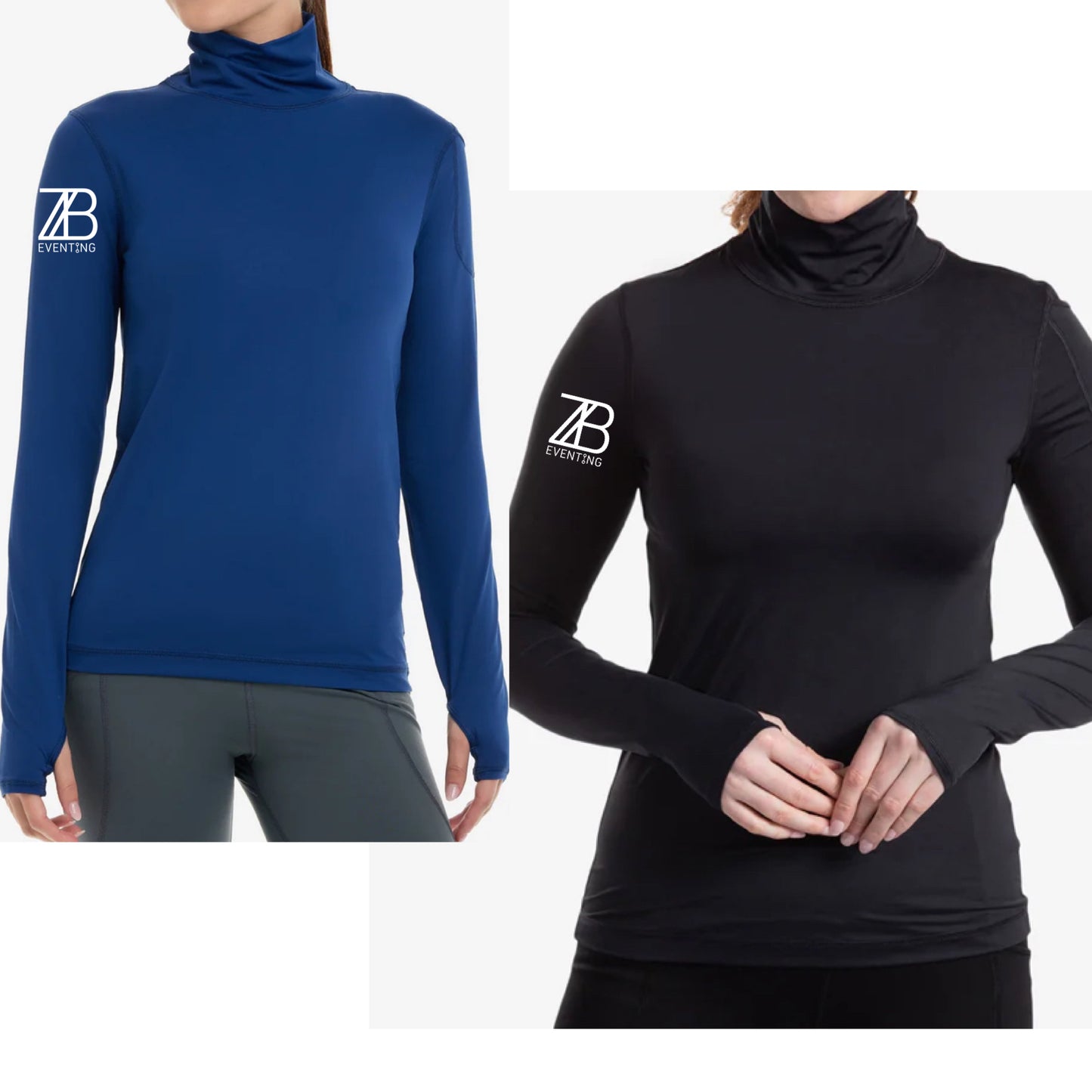 Equestrian Team Apparel Custom Team Shirts ZB Eventing- Turtleneck equestrian team apparel online tack store mobile tack store custom farm apparel custom show stable clothing equestrian lifestyle horse show clothing riding clothes ZB Eventing- Turtleneck horses equestrian tack store