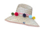 Island Girl Sun Hat Multi Brights / Regular Brim Island Girl Hats- Pom Pom equestrian team apparel online tack store mobile tack store custom farm apparel custom show stable clothing equestrian lifestyle horse show clothing riding clothes Island Girl Hats- Pom Pom horses equestrian tack store
