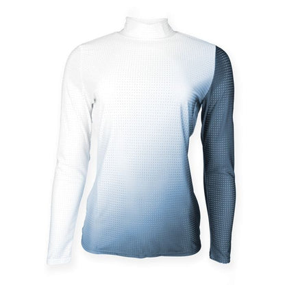 EquestrianClub Training Shirt XS / Navy Ombre EquestrianClub- Chaya Turtleneck equestrian team apparel online tack store mobile tack store custom farm apparel custom show stable clothing equestrian lifestyle horse show clothing riding clothes EquestrianClub- Chaya Turtleneck horses equestrian tack store