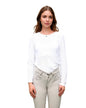 Equisite Elements of Style clothing XXS / White Equisite Elements- Cadence Perforated Long Sleeve Tee equestrian team apparel online tack store mobile tack store custom farm apparel custom show stable clothing equestrian lifestyle horse show clothing riding clothes Equisite Elements- Cadence Perforated Long Sleeve Tee horses equestrian tack store