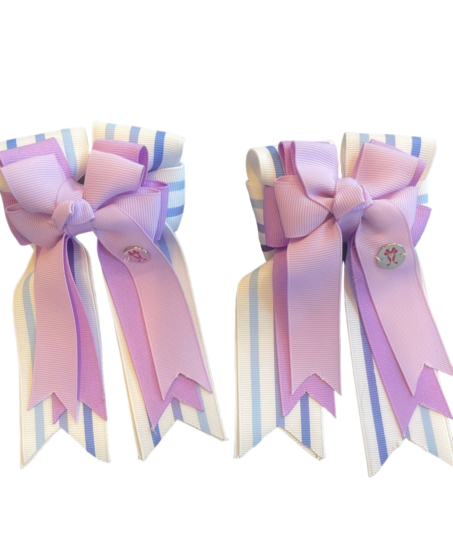 Ponytail Bows Online 3" Tails PonyTail Bows- Everything Purple/Lavender equestrian team apparel online tack store mobile tack store custom farm apparel custom show stable clothing equestrian lifestyle horse show clothing riding clothes PonyTail Bows- Everything Purple/Lavender horses equestrian tack store