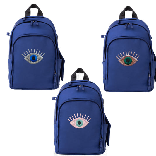 Veltri- Helmet Backpack Regular Size (Evil Eye)