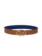 RJ Classics XS / Camel/Twilight Blue RJ Classics- Bobbie Reversible Belt equestrian team apparel online tack store mobile tack store custom farm apparel custom show stable clothing equestrian lifestyle horse show clothing riding clothes RJ Classics- Bobbie Reversible Belt horses equestrian tack store