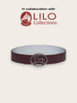 RJ Classics XS / Merlot/Silver RJ Classics- Bobbie Reversible Belt equestrian team apparel online tack store mobile tack store custom farm apparel custom show stable clothing equestrian lifestyle horse show clothing riding clothes RJ Classics- Bobbie Reversible Belt horses equestrian tack store