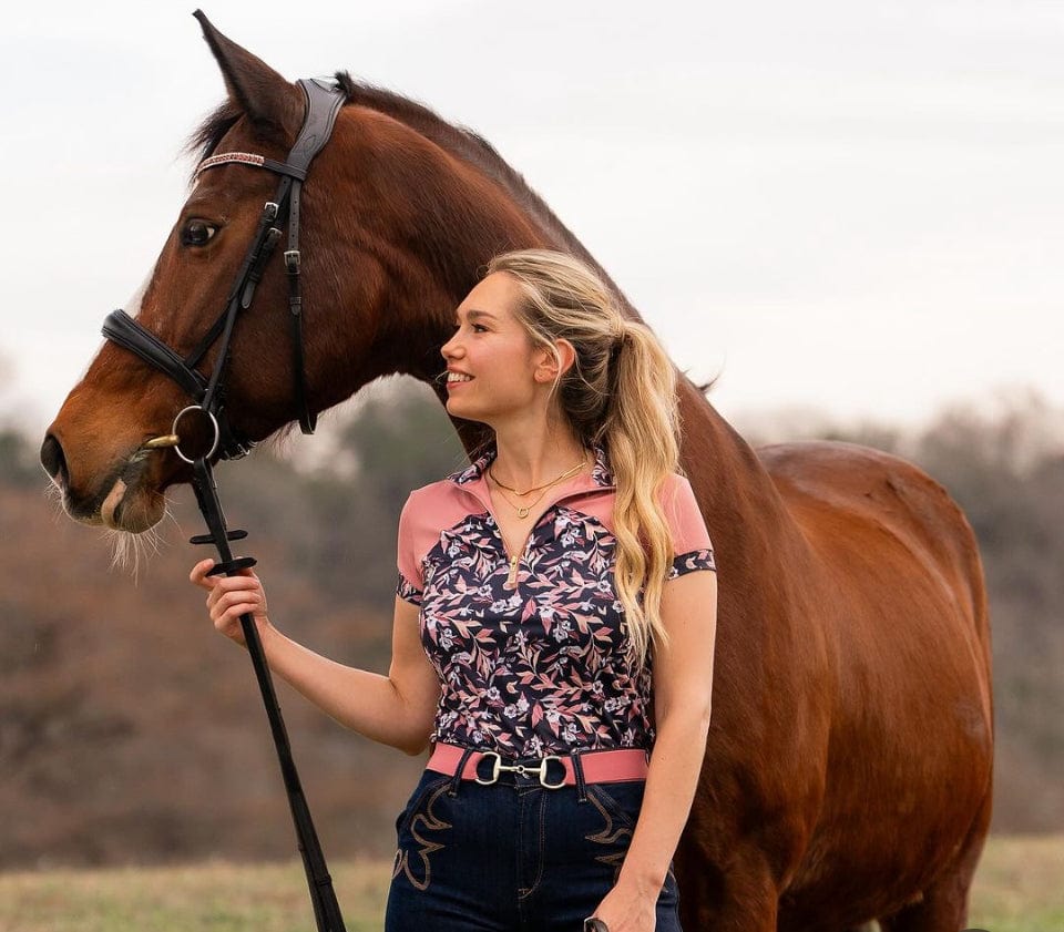 Novella Equestrian Apparel & Accessories Novella Equestrian- The Leah (Short Sleeve) equestrian team apparel online tack store mobile tack store custom farm apparel custom show stable clothing equestrian lifestyle horse show clothing riding clothes horses equestrian tack store