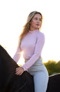 Equisite Elements of Style Women's Shirt XXS / Peony Equisite Elements- Alesia High Collar Technical Top equestrian team apparel online tack store mobile tack store custom farm apparel custom show stable clothing equestrian lifestyle horse show clothing riding clothes Equisite Elements- Alesia High Collar Technical Top horses equestrian tack store