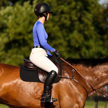 TKEQ Women's Casual Shirt TKEQ- Kennedy Seamless Long Sleeve Shirt- (Supersonic) equestrian team apparel online tack store mobile tack store custom farm apparel custom show stable clothing equestrian lifestyle horse show clothing riding clothes TKEQ- Kennedy Seamless Long Sleeve Shirt- (Supersonic) horses equestrian tack store