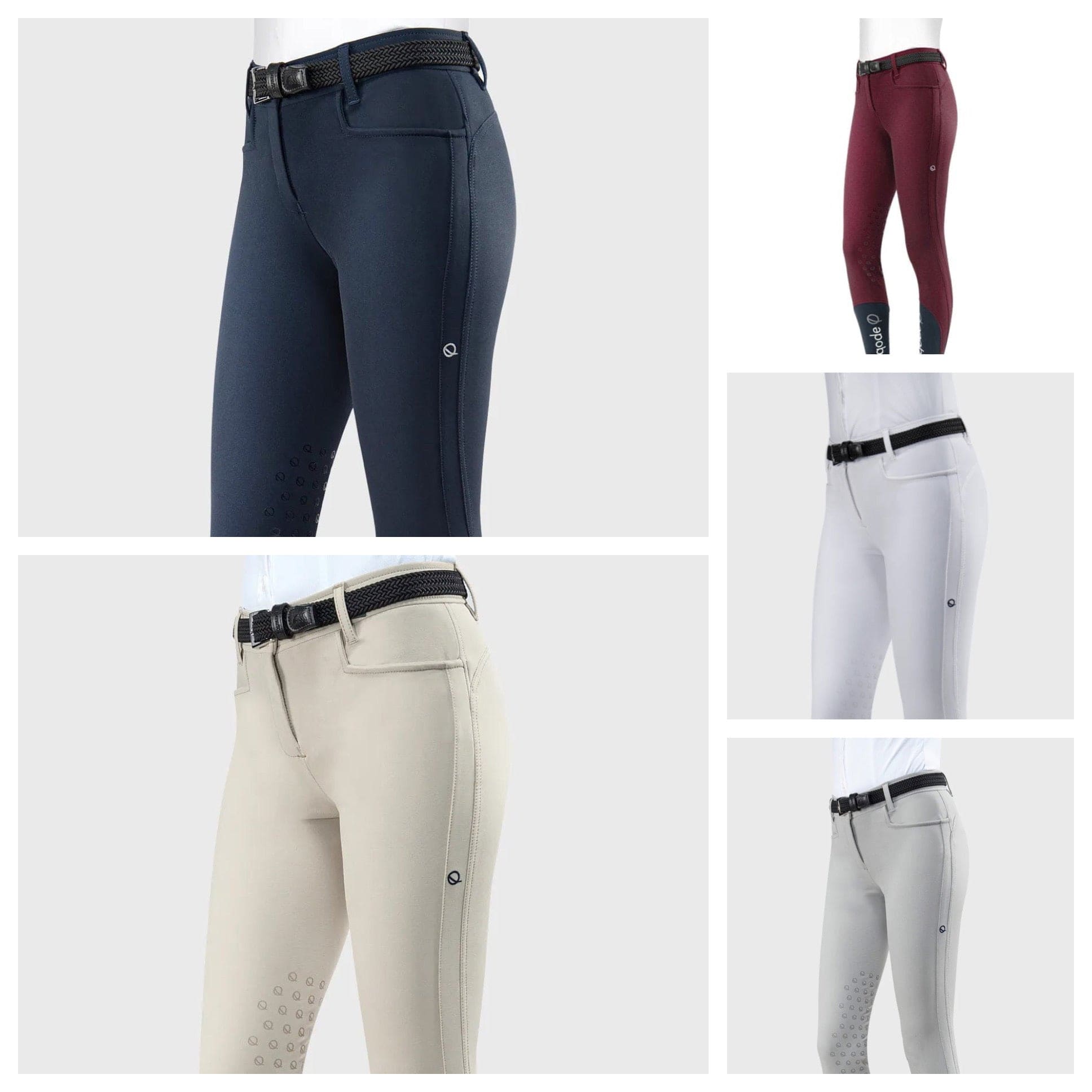 EQODE By Equiline Breeches EQODE- Ladies Breeches Knee Patch Grip Delma equestrian team apparel online tack store mobile tack store custom farm apparel custom show stable clothing equestrian lifestyle horse show clothing riding clothes horses equestrian tack store