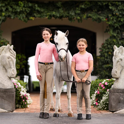 TKEQ Youth Shirt TKEQ- Kennedy Seamless Long Sleeve Shirt- Mini (Candy) equestrian team apparel online tack store mobile tack store custom farm apparel custom show stable clothing equestrian lifestyle horse show clothing riding clothes TKEQ- Kennedy Seamless Long Sleeve Shirt- Mini (Candy) horses equestrian tack store