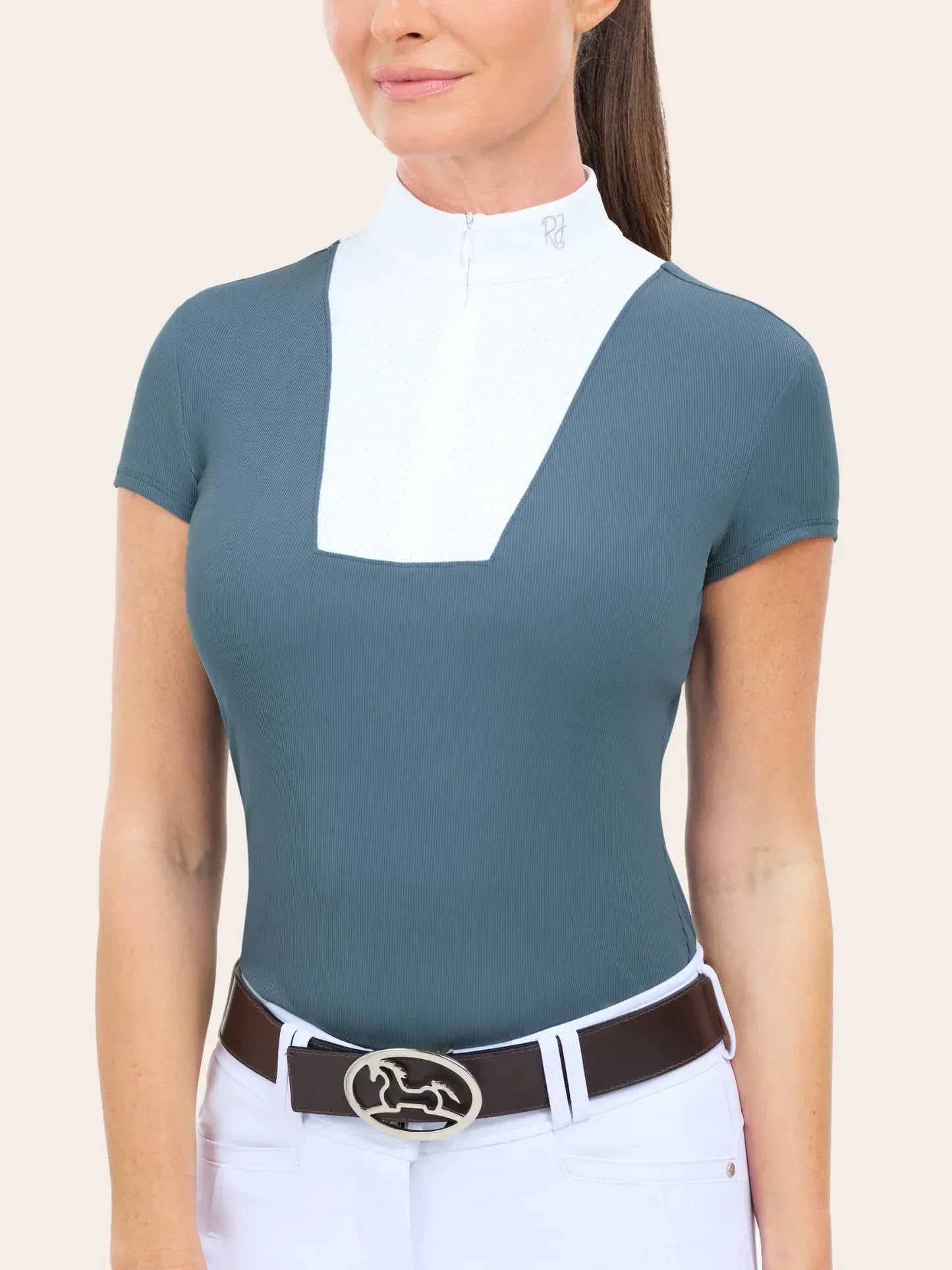 RJ Classics Show Shirt XXS / Atlantic RJ Classics- Celeste Show Shirt equestrian team apparel online tack store mobile tack store custom farm apparel custom show stable clothing equestrian lifestyle horse show clothing riding clothes RJ Classics- Celeste Show Shirt horses equestrian tack store