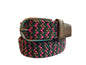 Rather Lucky Belts Deep Pink/Kelly Green/Saddle/Brown Rather Lucky- Braided Belt (XS Youth) equestrian team apparel online tack store mobile tack store custom farm apparel custom show stable clothing equestrian lifestyle horse show clothing riding clothes horses equestrian tack store