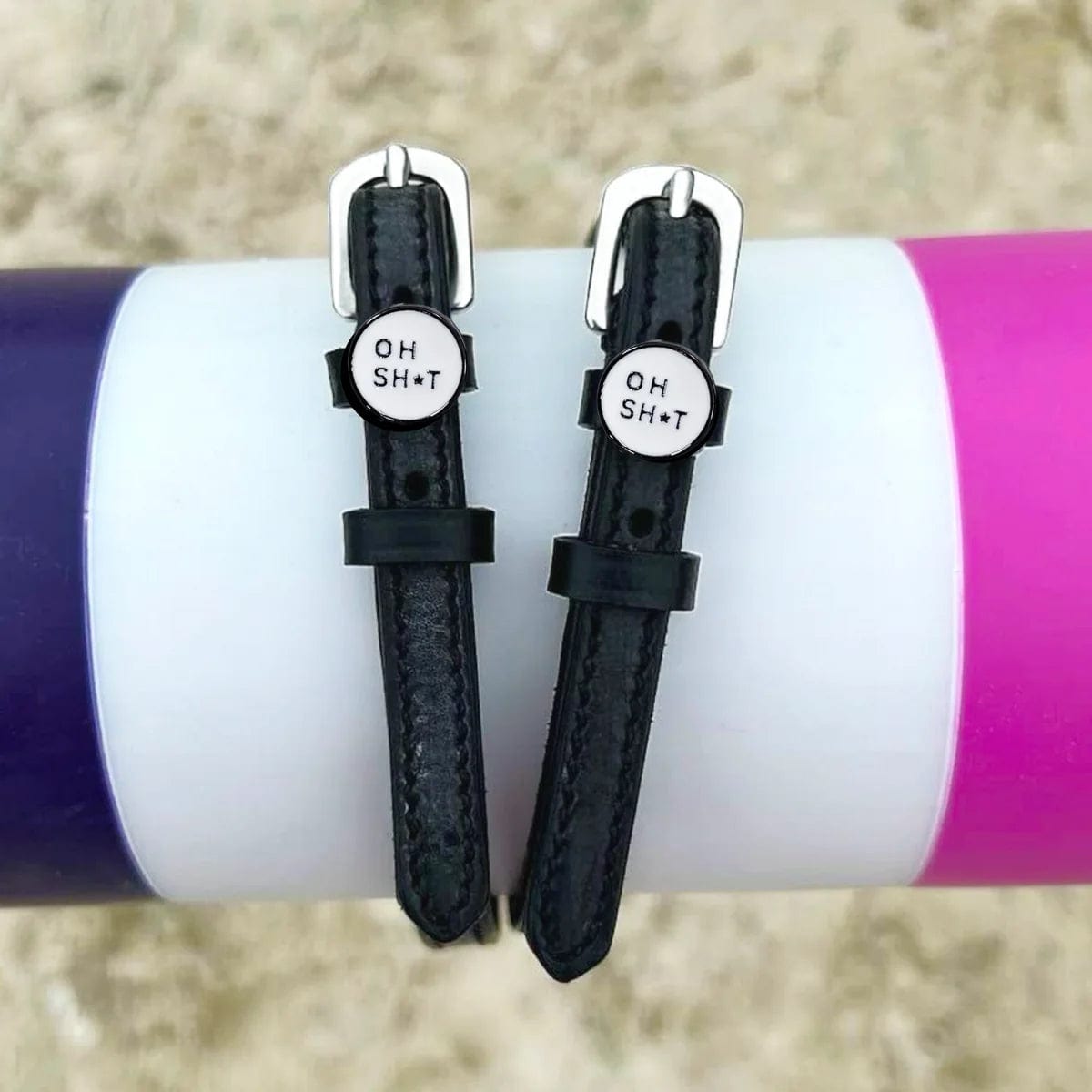 ManeJane Spur Straps Spur Straps- Oh Sh*t equestrian team apparel online tack store mobile tack store custom farm apparel custom show stable clothing equestrian lifestyle horse show clothing riding clothes horses equestrian tack store