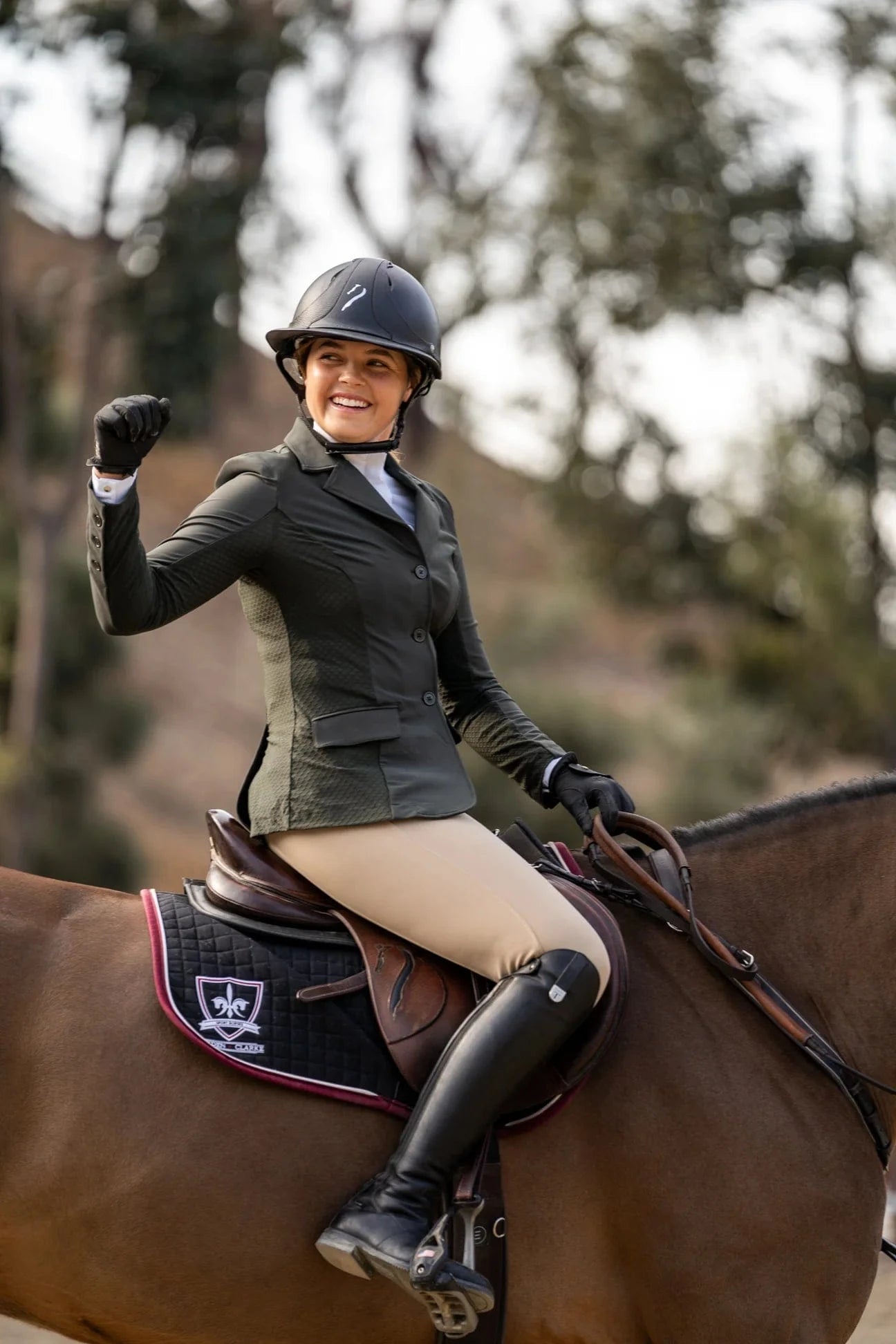 Hannah Childs Hannah Childs- Classica Show Coat (Mesh) equestrian team apparel online tack store mobile tack store custom farm apparel custom show stable clothing equestrian lifestyle horse show clothing riding clothes Hannah Childs- Classica Show Coat (Mesh) horses equestrian tack store