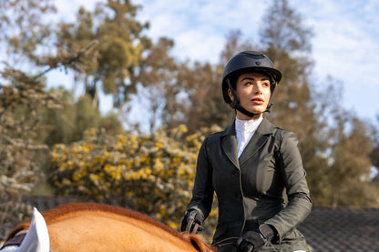 Hannah Childs Show Shirt Hannah Childs- Ellie Pleated Show Shirt (Long Sleeve) equestrian team apparel online tack store mobile tack store custom farm apparel custom show stable clothing equestrian lifestyle horse show clothing riding clothes Hannah Childs- Ellie Pleated Show Shirt (Long Sleeve) horses equestrian tack store